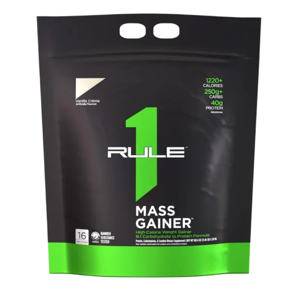 Rule 1 Mass Gainer Vanilla Crème 12 LBS