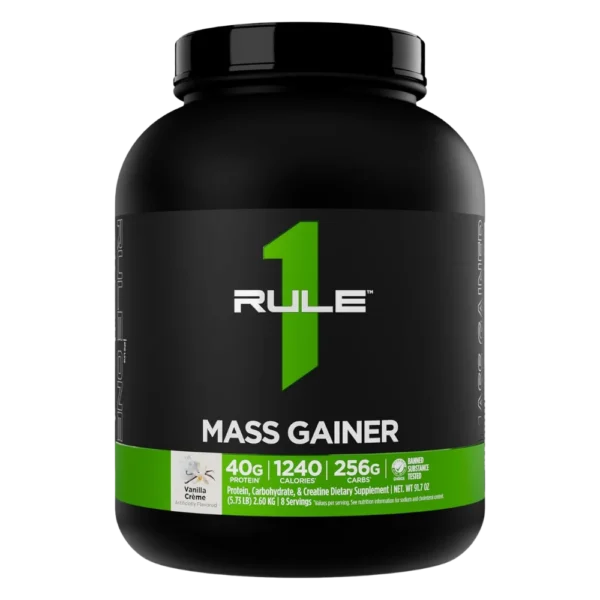 Rule 1 Mass Gainer Vanilla Crème 6 LBS