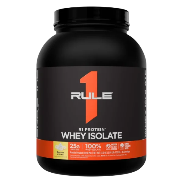 Rule 1 R1 Protein Whey Isolate Banana Creme