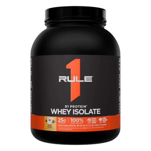 Rule 1 R1 Protein Whey Isolate Cafe Mocha