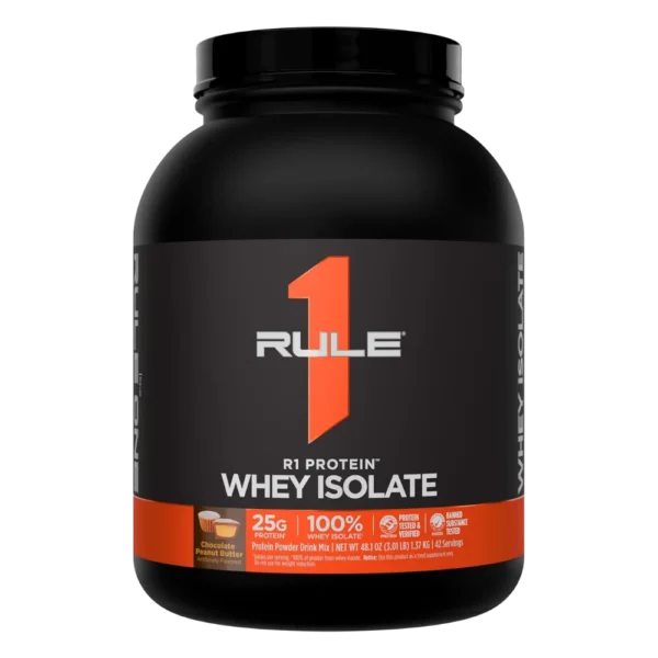 Rule 1 R1 Protein Whey Isolate Chocolate Peanut Butter