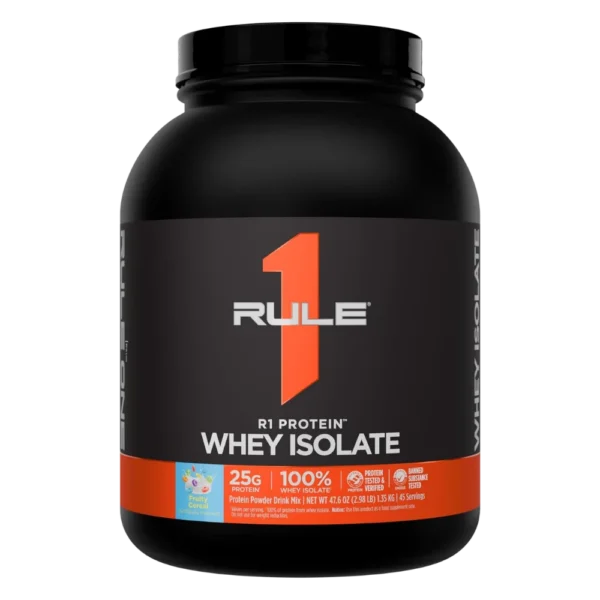 Rule 1 R1 Protein Whey Isolate Fruity Cereal